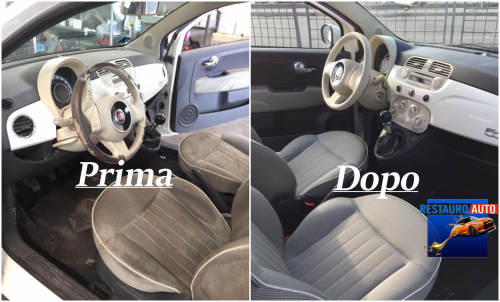 FIAT 500 INTERNI RESTAURO